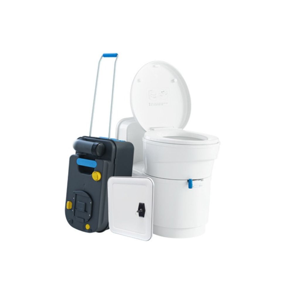 17.2l cassette portable camping toilet door tank