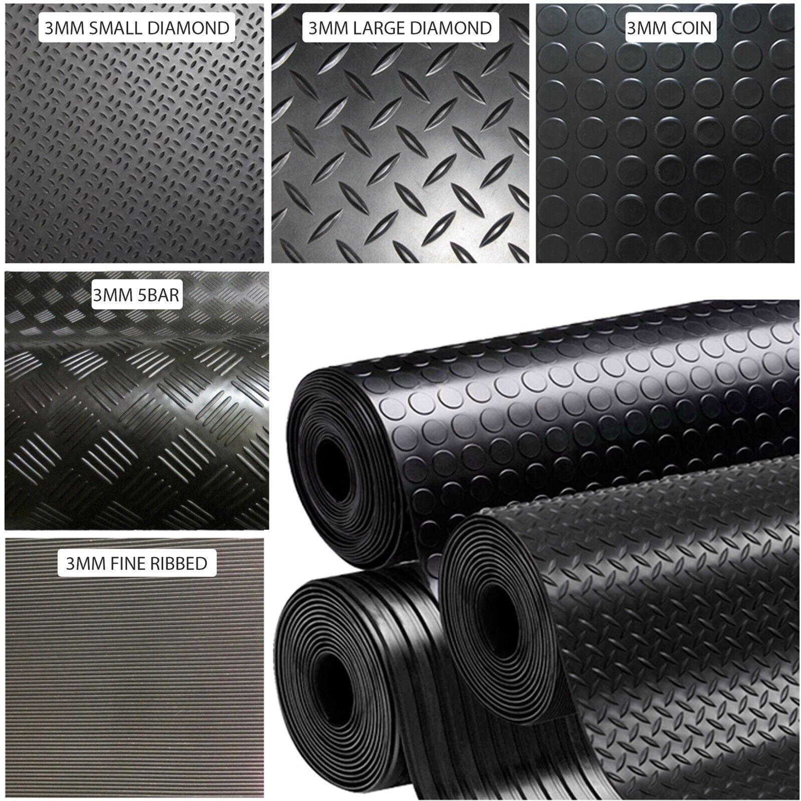 rubber floor matting all styles samples