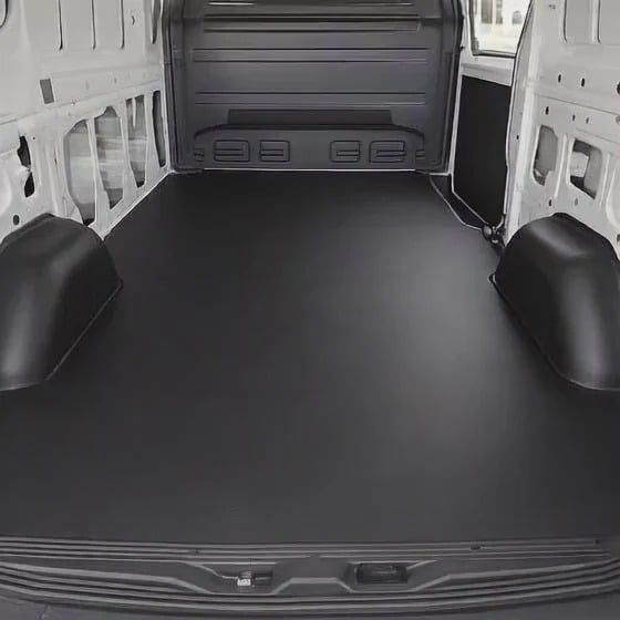smooth plain rubber van flooring lifestyle