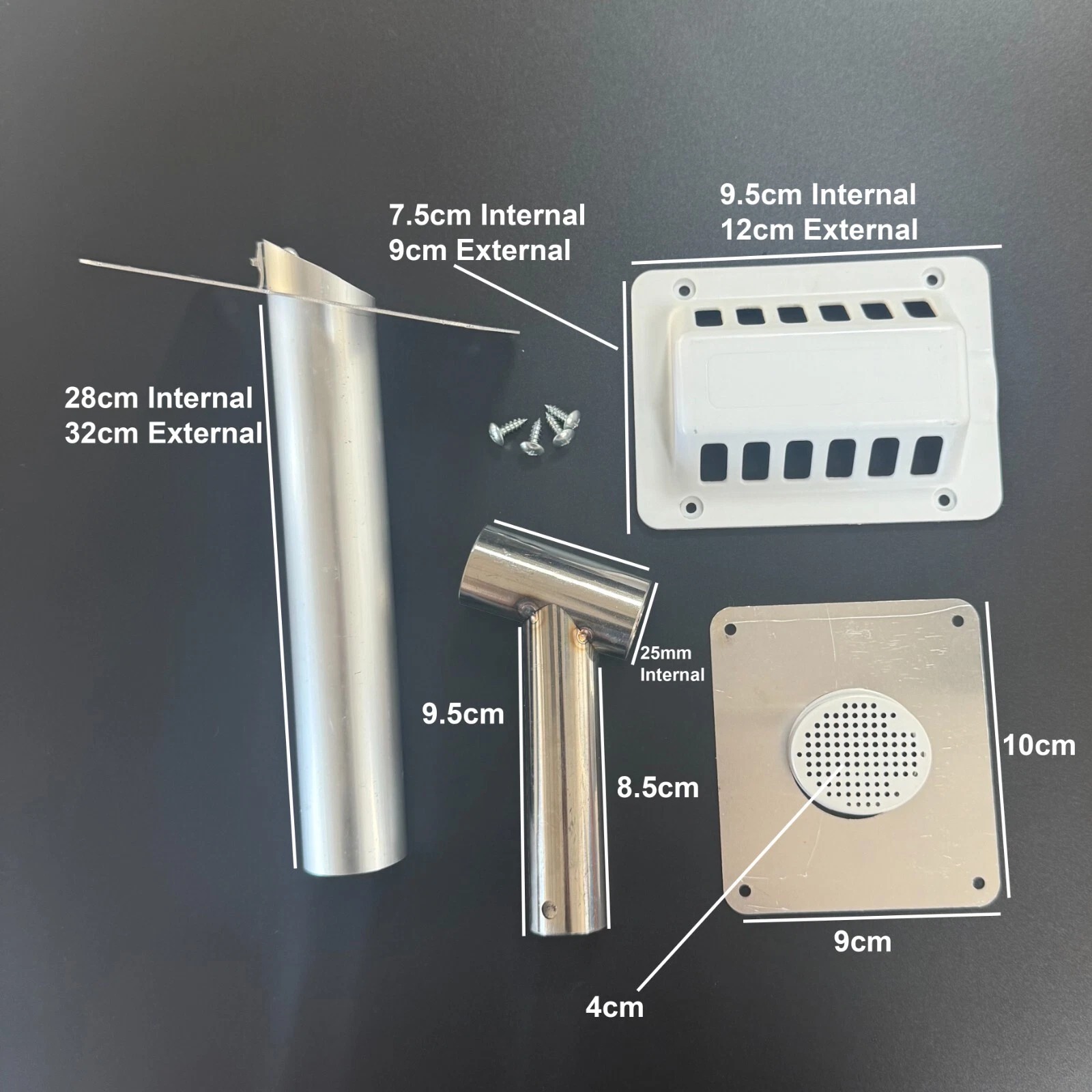 gas fridge 3 way flue vent kit sheild autocare 2