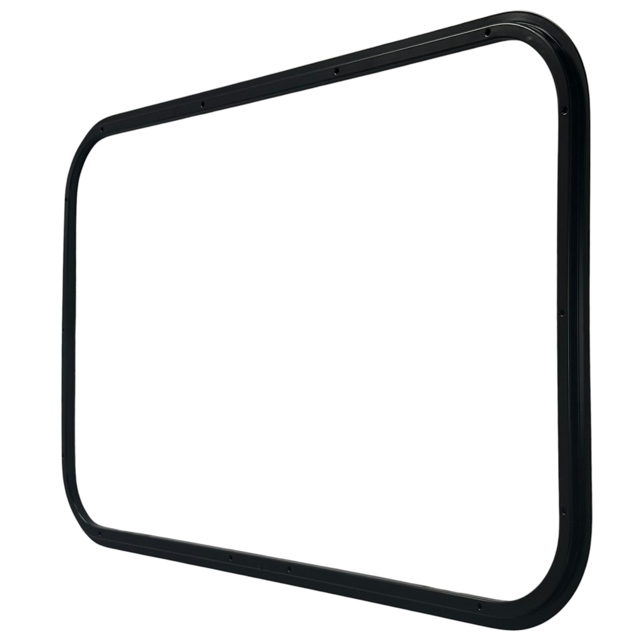 curved round black van conversion window blind 8