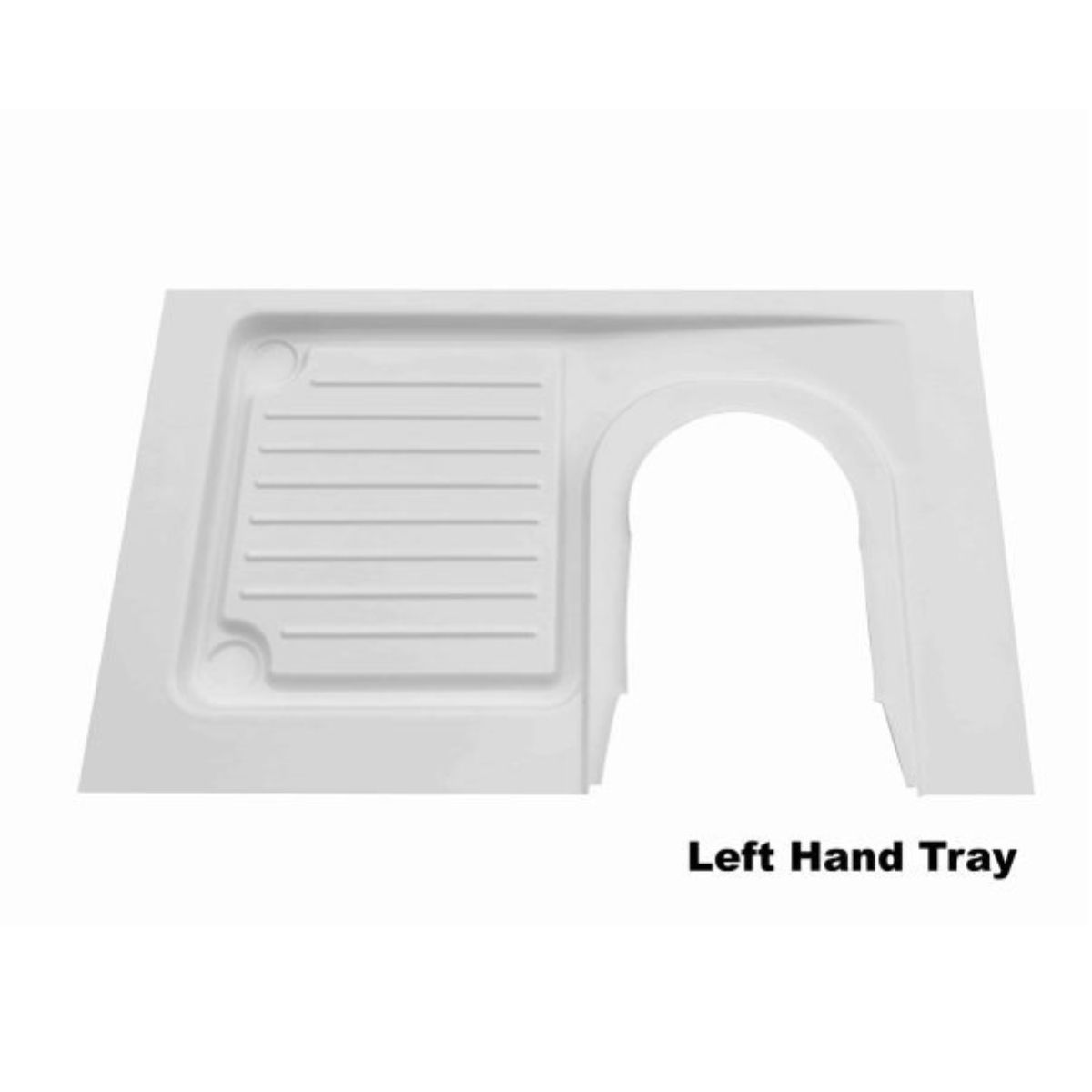 shield autocare toilet shower tray base left side